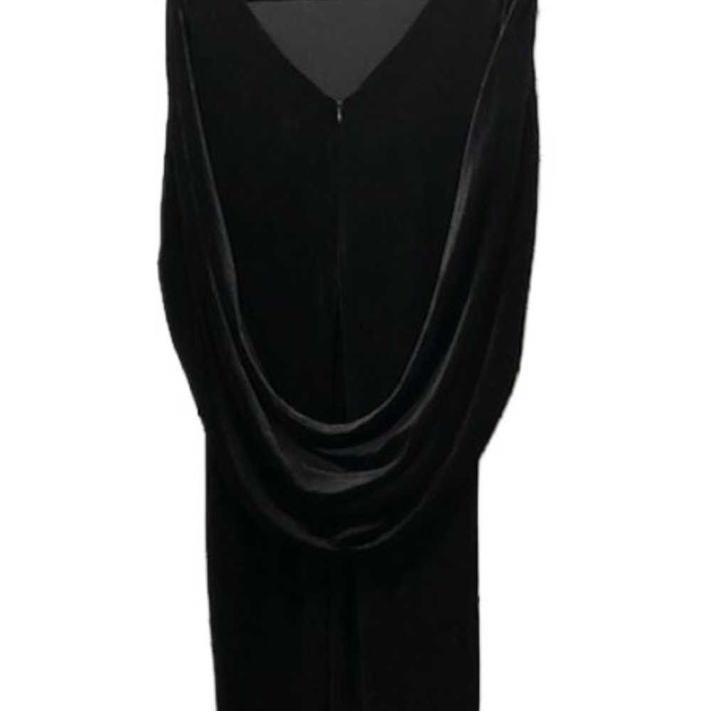 BLACK VELVET Womens Large Long Maxi Drape Cape Ba… - image 10