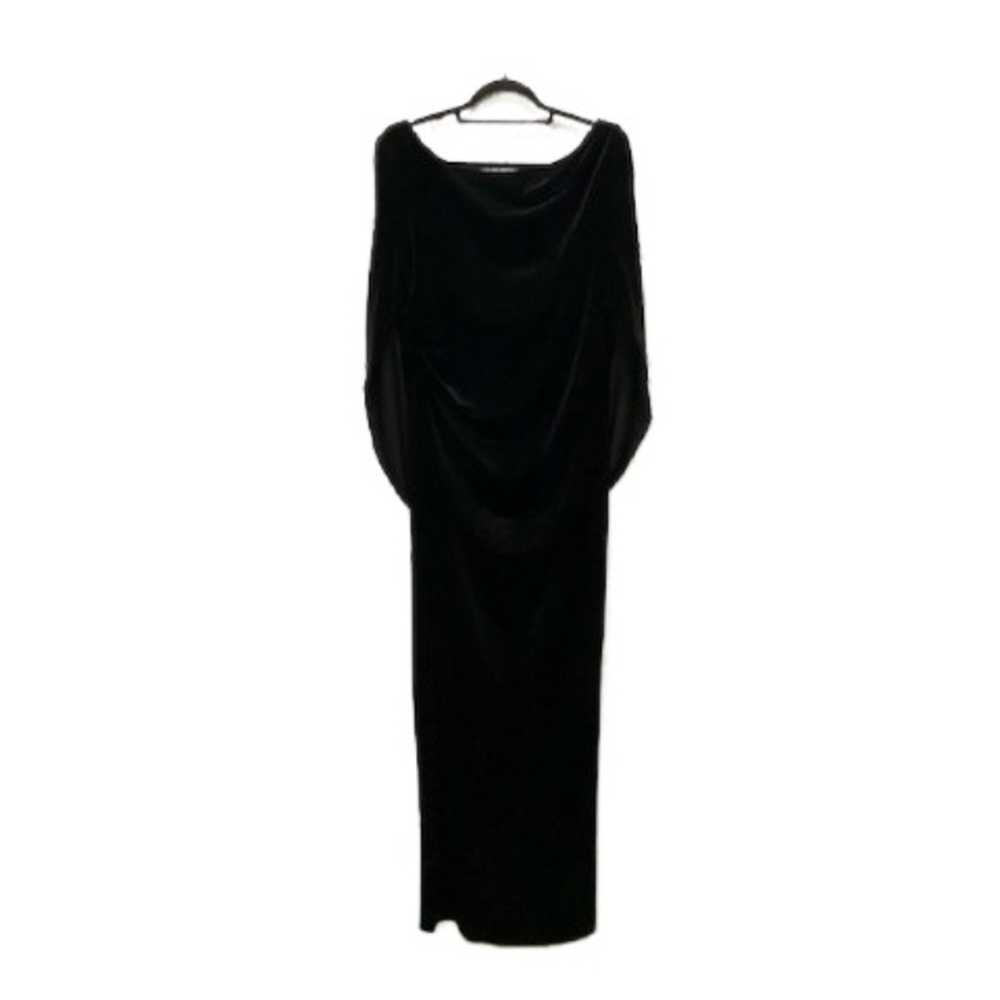 BLACK VELVET Womens Large Long Maxi Drape Cape Ba… - image 2