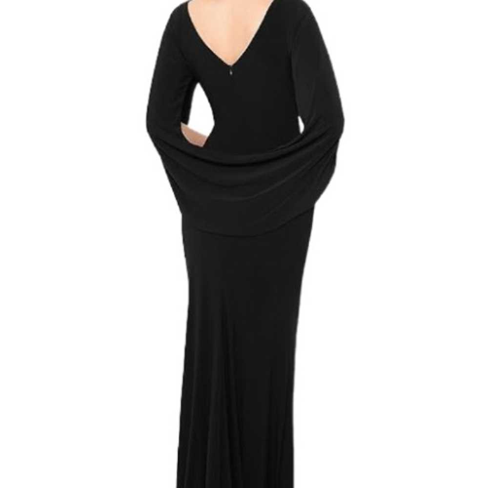 BLACK VELVET Womens Large Long Maxi Drape Cape Ba… - image 3