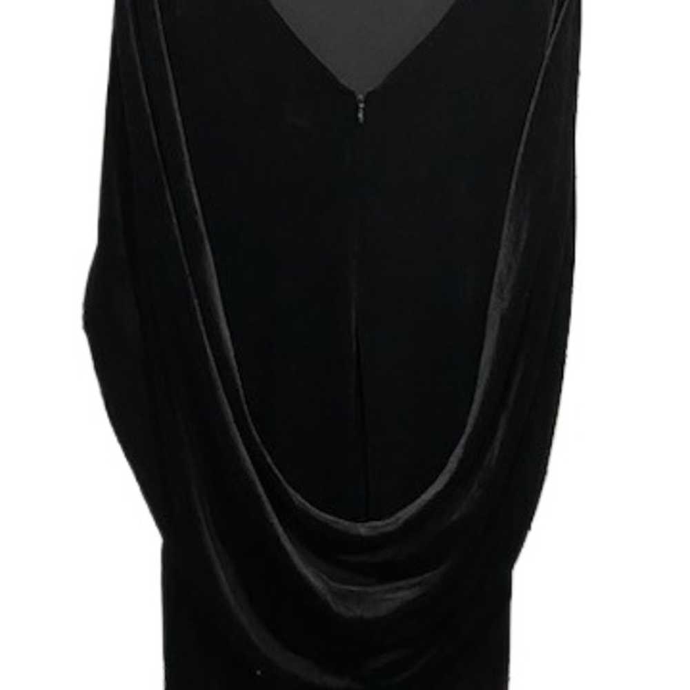 BLACK VELVET Womens Large Long Maxi Drape Cape Ba… - image 9