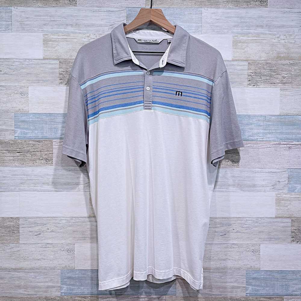 Travis Mathew Travis Mathew Leeway Stripe Pima Co… - image 1