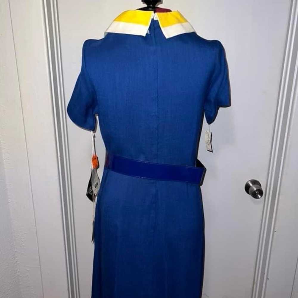 60s mod scooter dress large deadstock - image 2