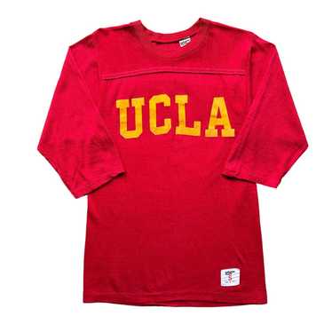 80s UCLA 3/4 sleeve cotton shirt Small