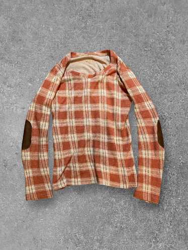 Kapital Kapital light red checkered long sleeve sh