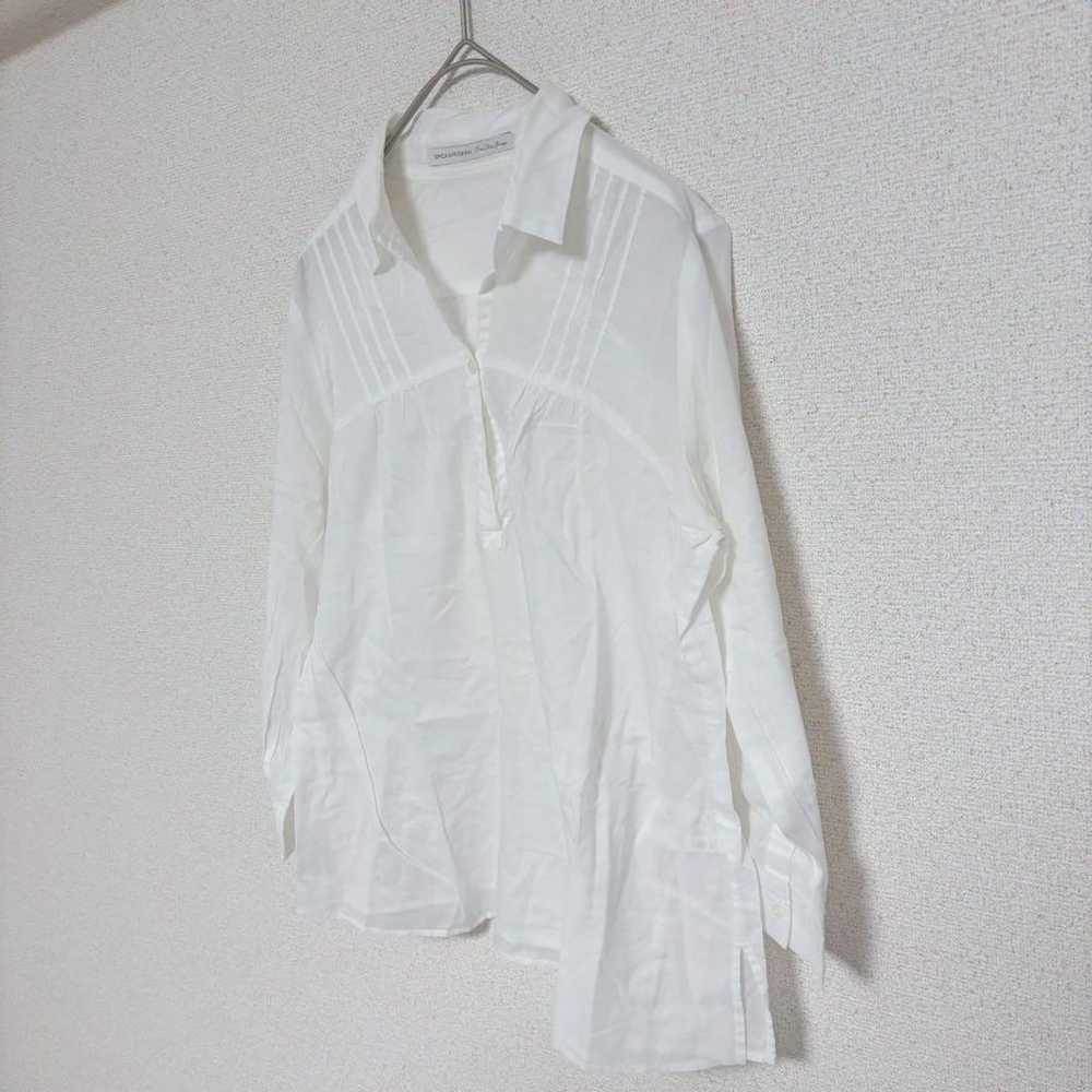 b698 Spick and Span 7-minute Sleeve Shirt Blouse … - image 4