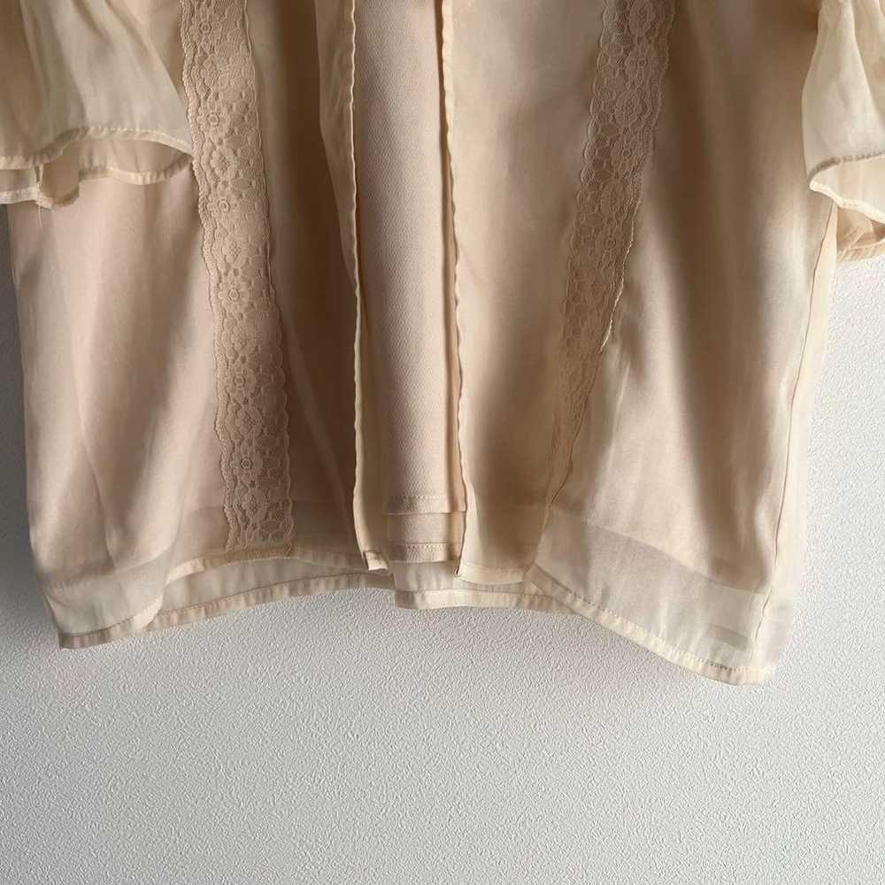 【Logita】Frill blouse, elegant, ribbon, fluttering… - image 4