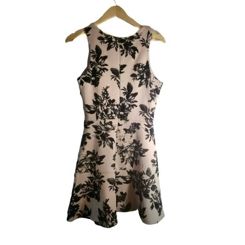 NWOT Love...Ady Flocked Floral Scuba Flounce Dress - image 6