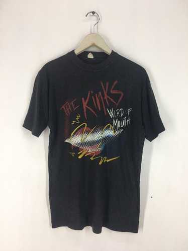 Band Tees × Vintage Vintage 80s The Kinks word of… - image 1