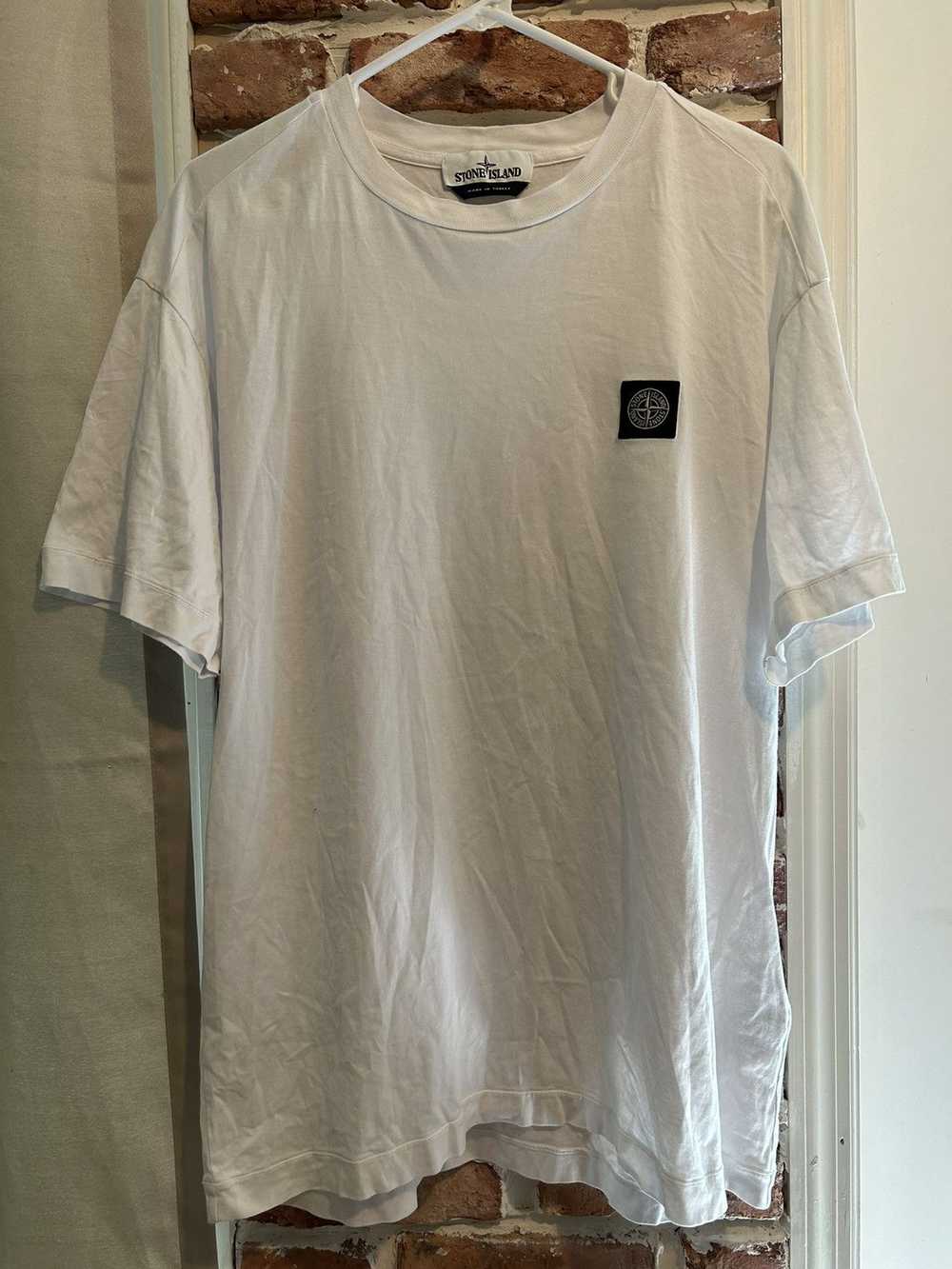 Stone Island Stone island white tshirt xl - image 1