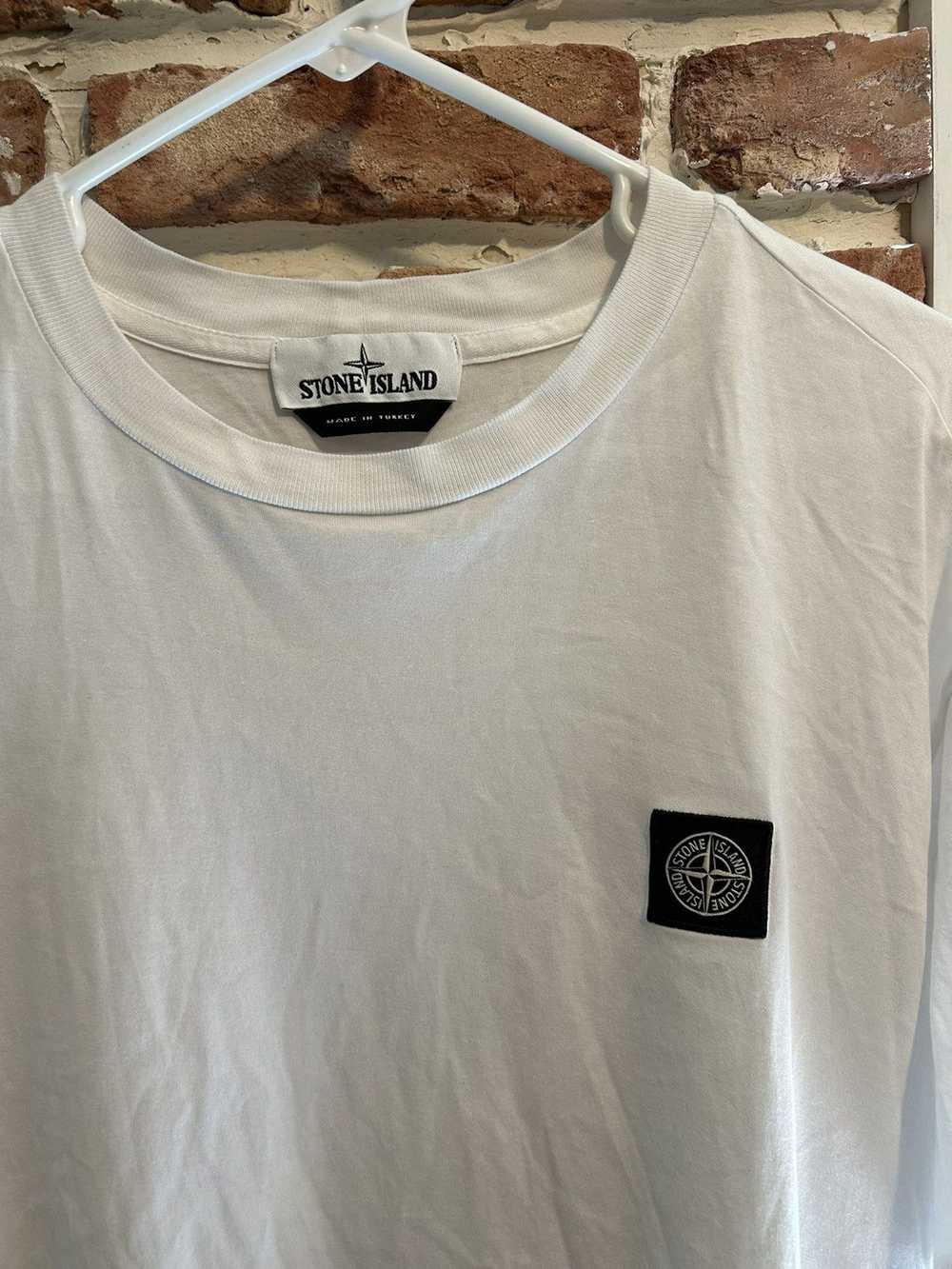 Stone Island Stone island white tshirt xl - image 2