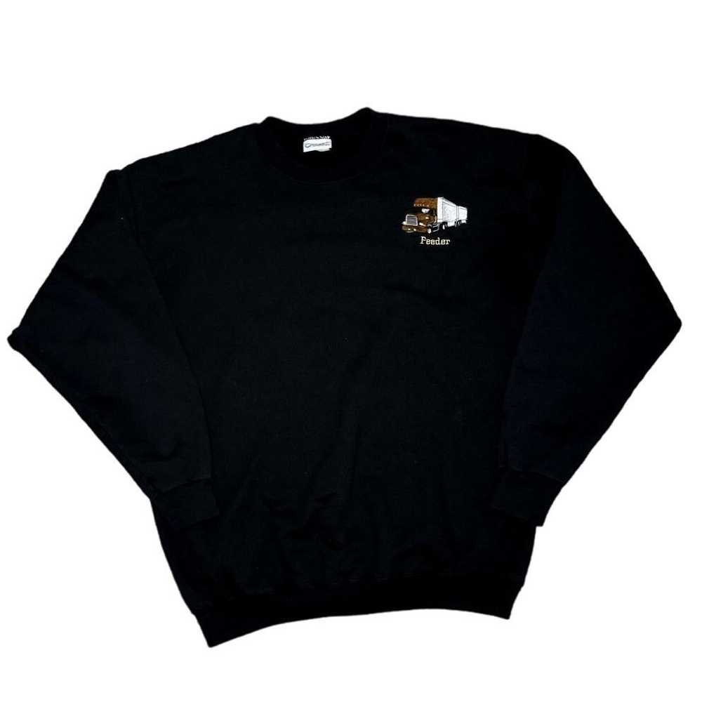 Other y2k Truckers Semi Truck Tractor Sweater - image 1