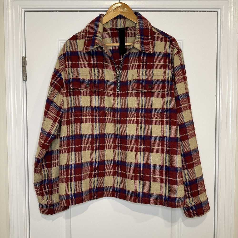 Chrome Hearts CH WORKDOG HALF ZIP WOOL FLANNEL - image 1