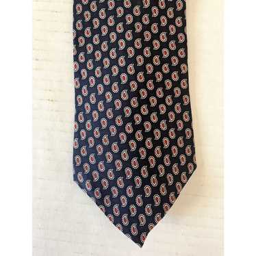 Vintage Andhurst Men's Necktie Tie Silk Navy Blue… - image 1