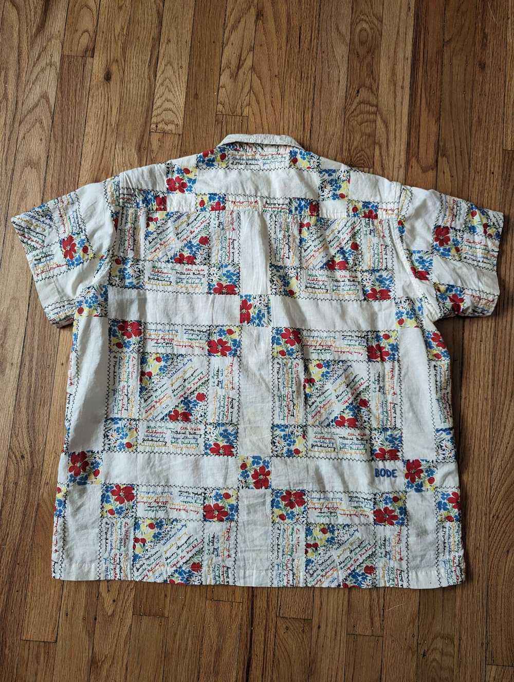 Bode BODE Printed Embroidered Cotton Shirt - image 5