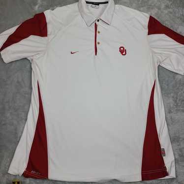 Nike Oklahoma Sooners Polo Shirt Nike-Fit Team Whi