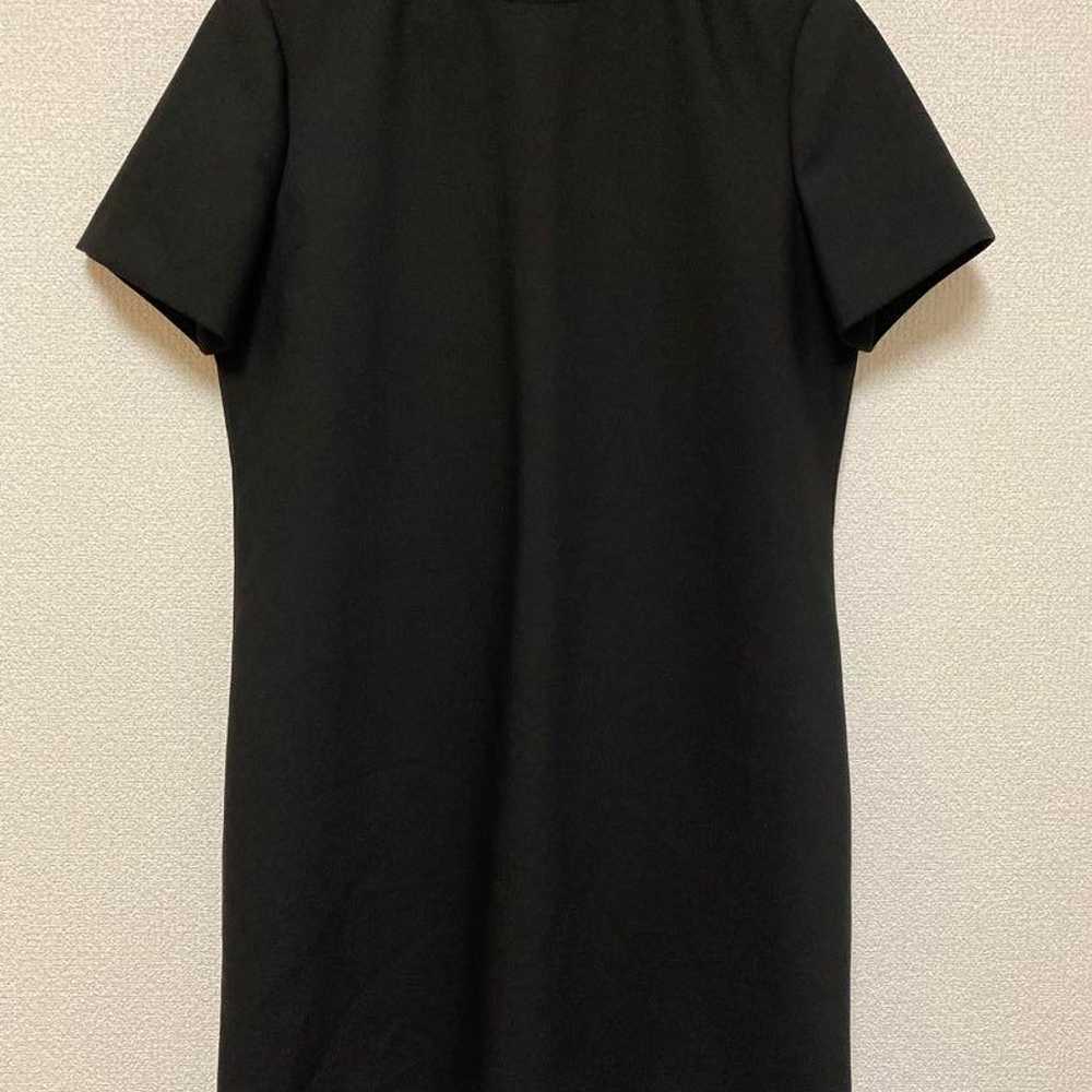 ZARA Black Short-Sleeve Dress US Size L. - image 2