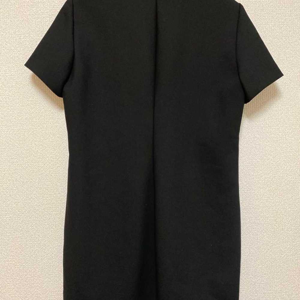 ZARA Black Short-Sleeve Dress US Size L. - image 3