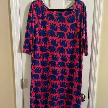 Lilly Pulitzer Dress Elephant Pattern