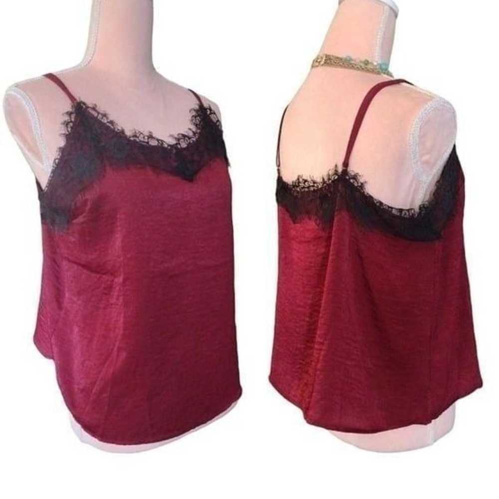 2 Vintage Y2K Sleeveless Satin Lace Trimmed Camis… - image 11