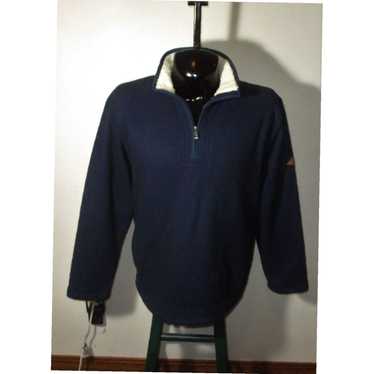 Orvis Authentic ORVIS Blue Sherpa Lined Jersey Jac