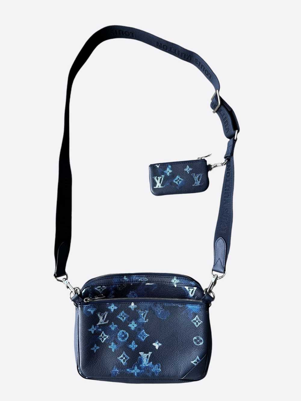 Louis Vuitton Louis Vuitton Blue Watercolor Monog… - image 1