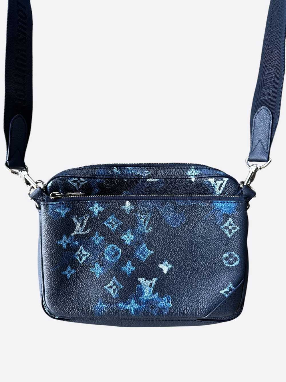 Louis Vuitton Louis Vuitton Blue Watercolor Monog… - image 4