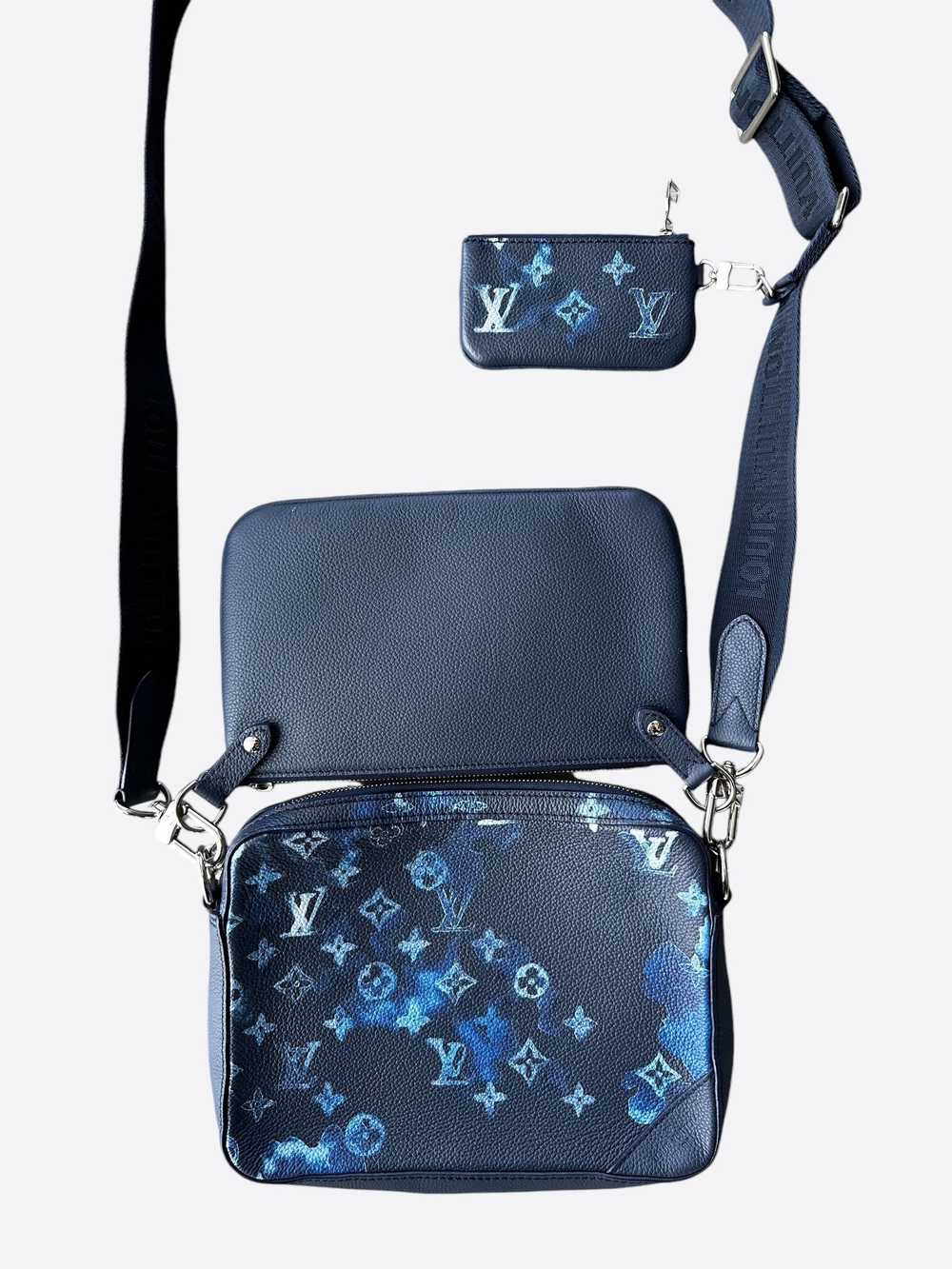 Louis Vuitton Louis Vuitton Blue Watercolor Monog… - image 5