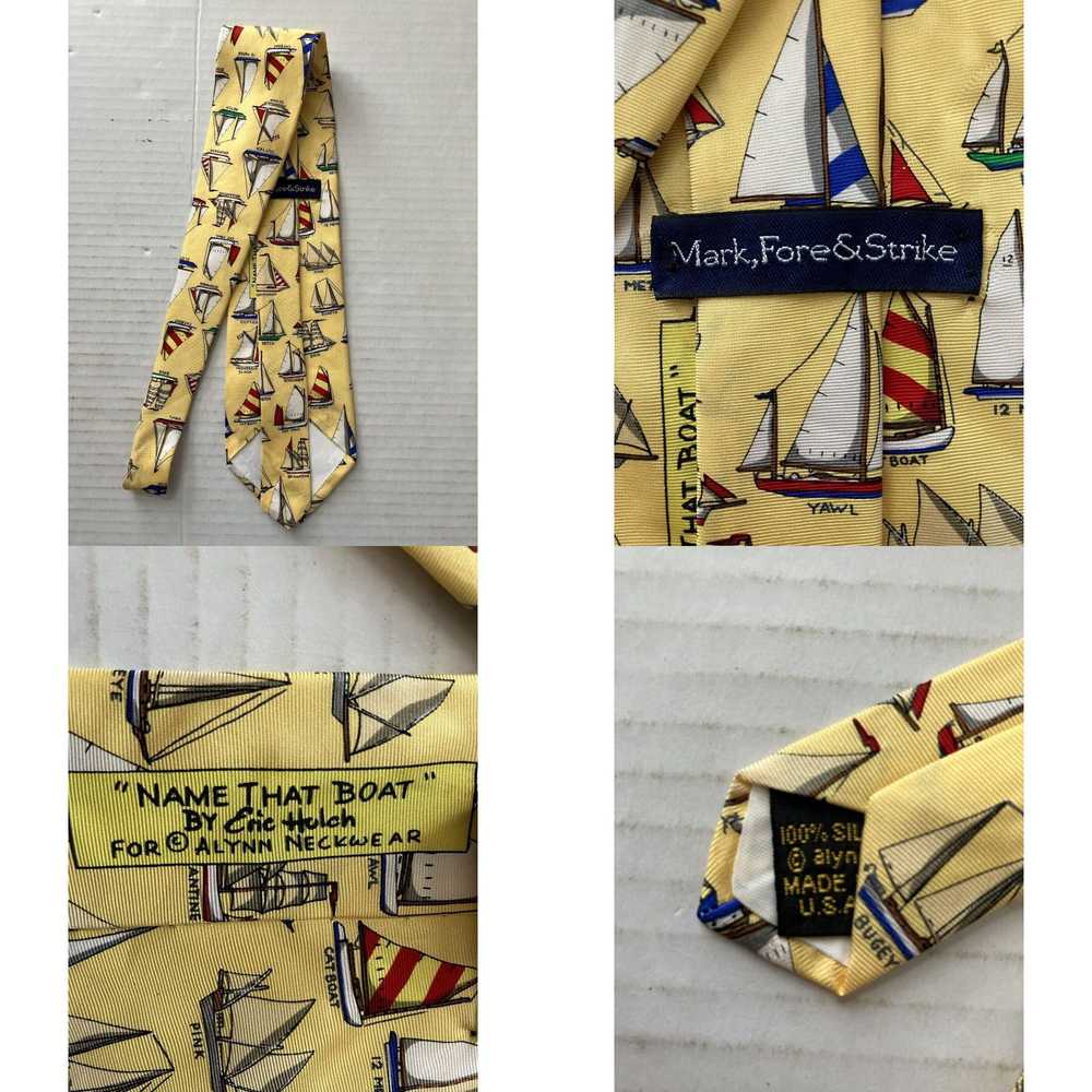 Vintage Mark Fore & Strike Men's Necktie Tie Silk… - image 4