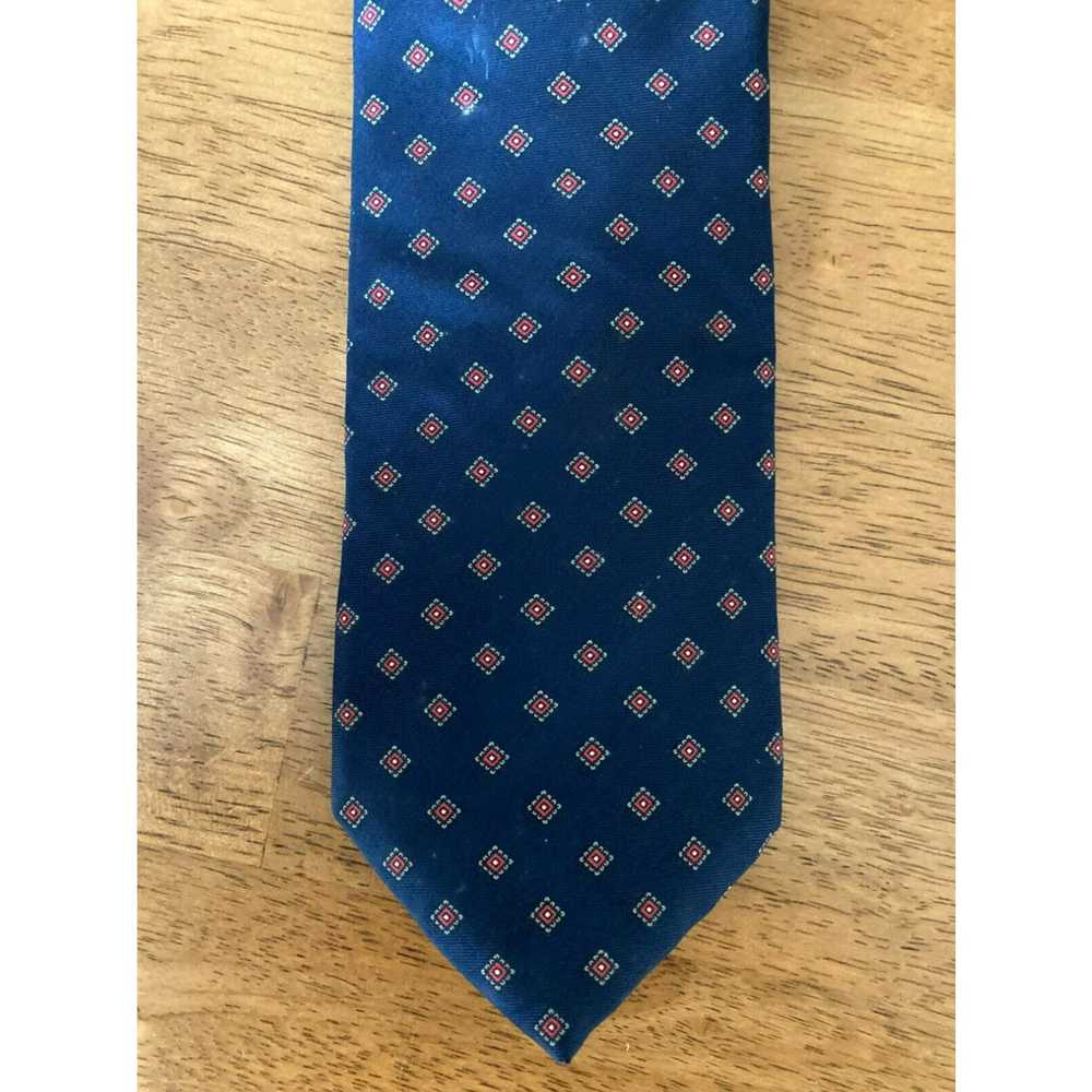 Vintage Boston Traders Men's Necktie Tie Navy Blu… - image 1