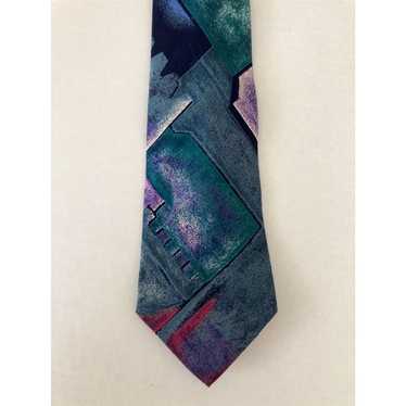 Bugle Boy Bugle Boy Vintage Men's Necktie Tie Pol… - image 1