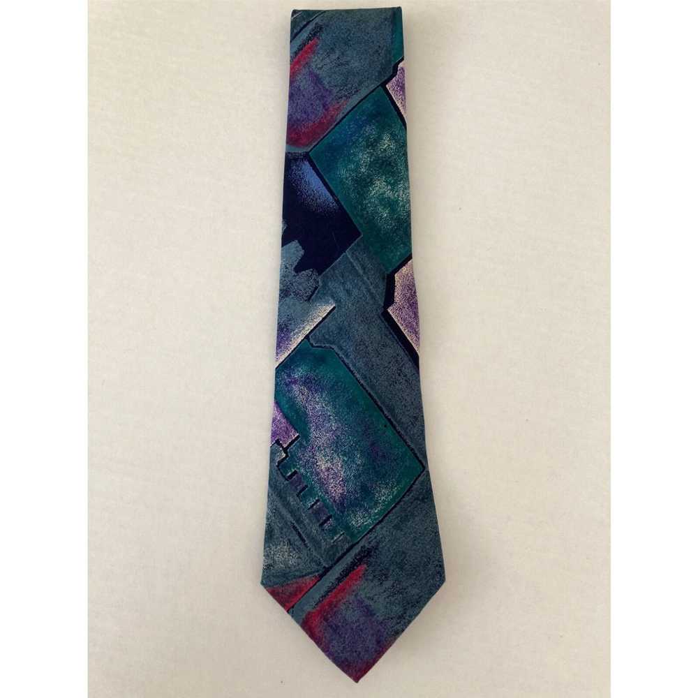 Bugle Boy Bugle Boy Vintage Men's Necktie Tie Pol… - image 2