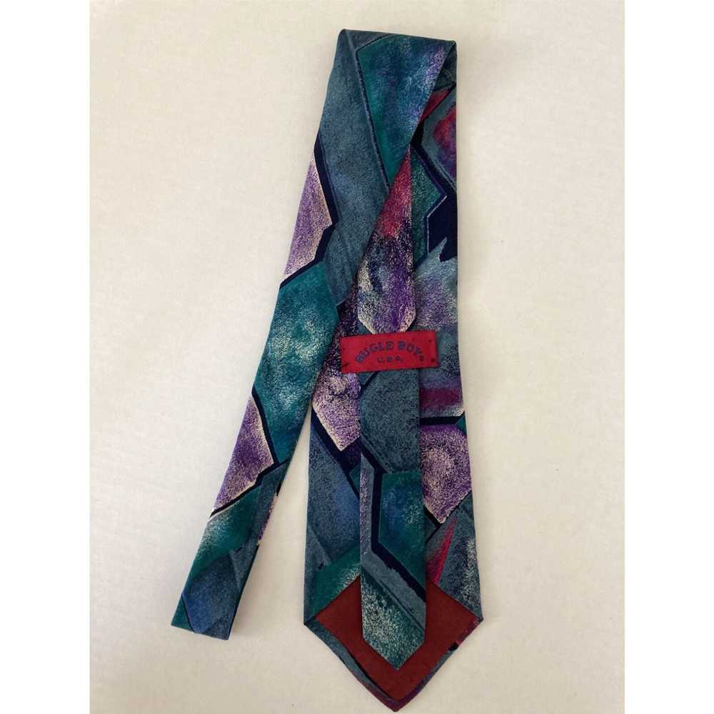 Bugle Boy Bugle Boy Vintage Men's Necktie Tie Pol… - image 3