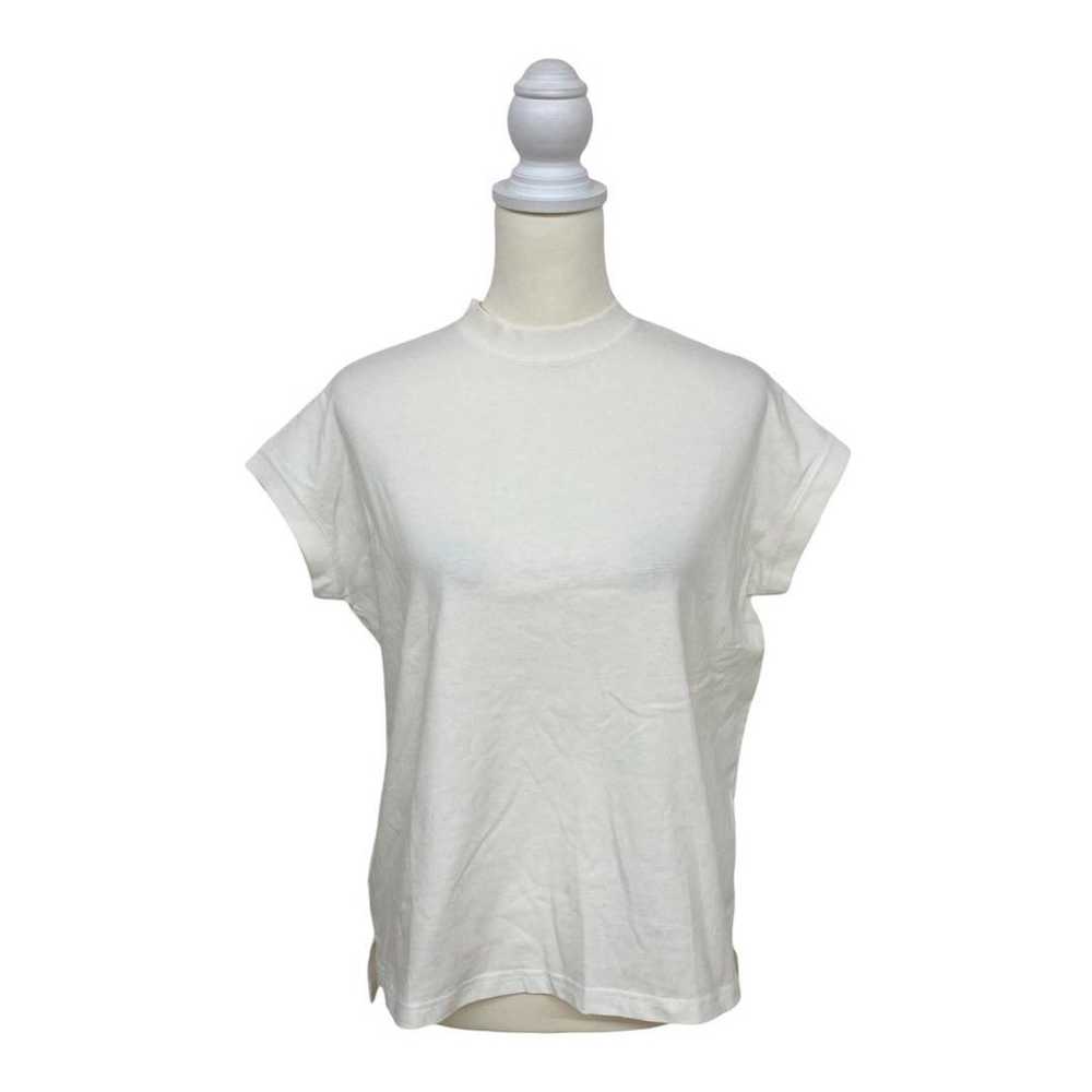 LAKOLE White T-Shirt/Cut and Sew Casual S - image 2