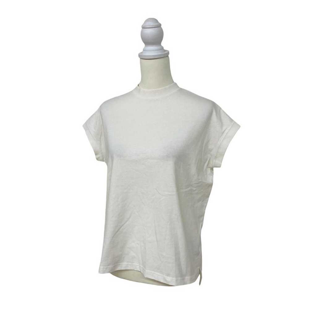 LAKOLE White T-Shirt/Cut and Sew Casual S - image 5