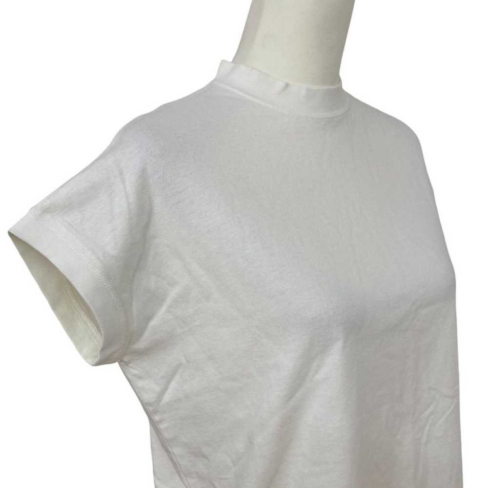 LAKOLE White T-Shirt/Cut and Sew Casual S - image 8