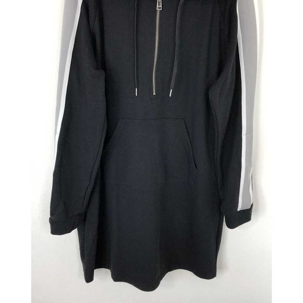 Venus Hoodie Sweater Dress Women XL Black Cold Sh… - image 3