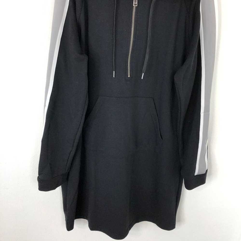 Venus Hoodie Sweater Dress Women XL Black Cold Sh… - image 4