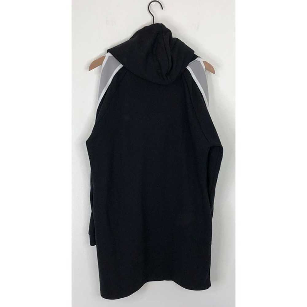 Venus Hoodie Sweater Dress Women XL Black Cold Sh… - image 9