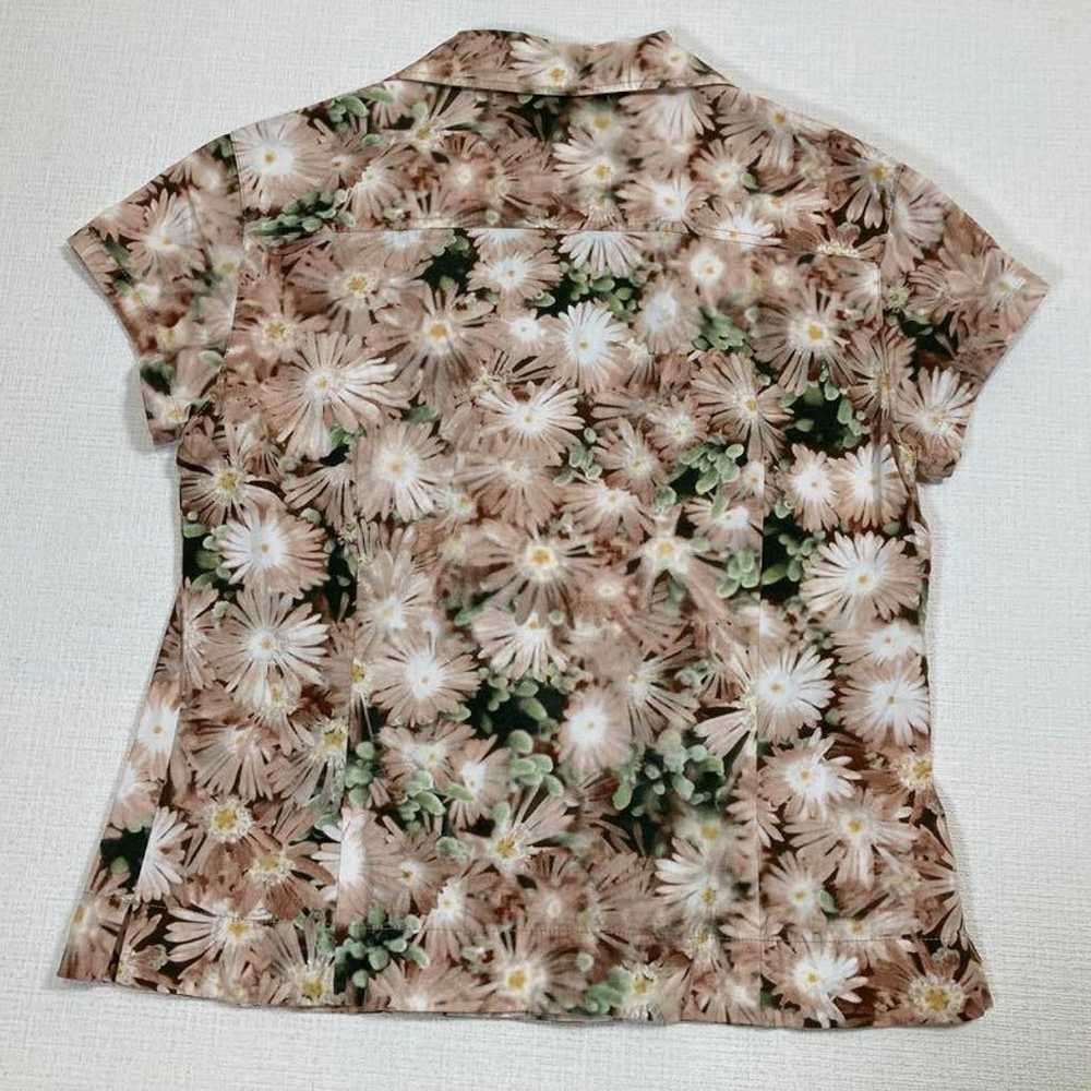 Paul Smith JEANS floral print shirt beige size 40… - image 8