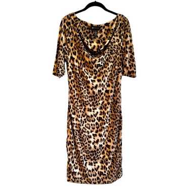 INC INTERNATIONAL CONCEPTS, BROWN/BLACK, LEOPARD … - image 1