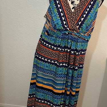 Multi-Colored Maxi Dress