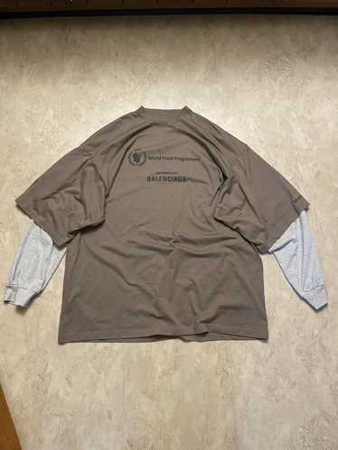 Balenciaga balenciaga wfp long sleeve tee