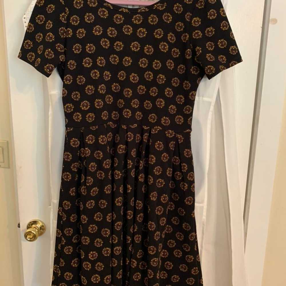 Lularoe Amelia - unicorn sunflower print - image 1