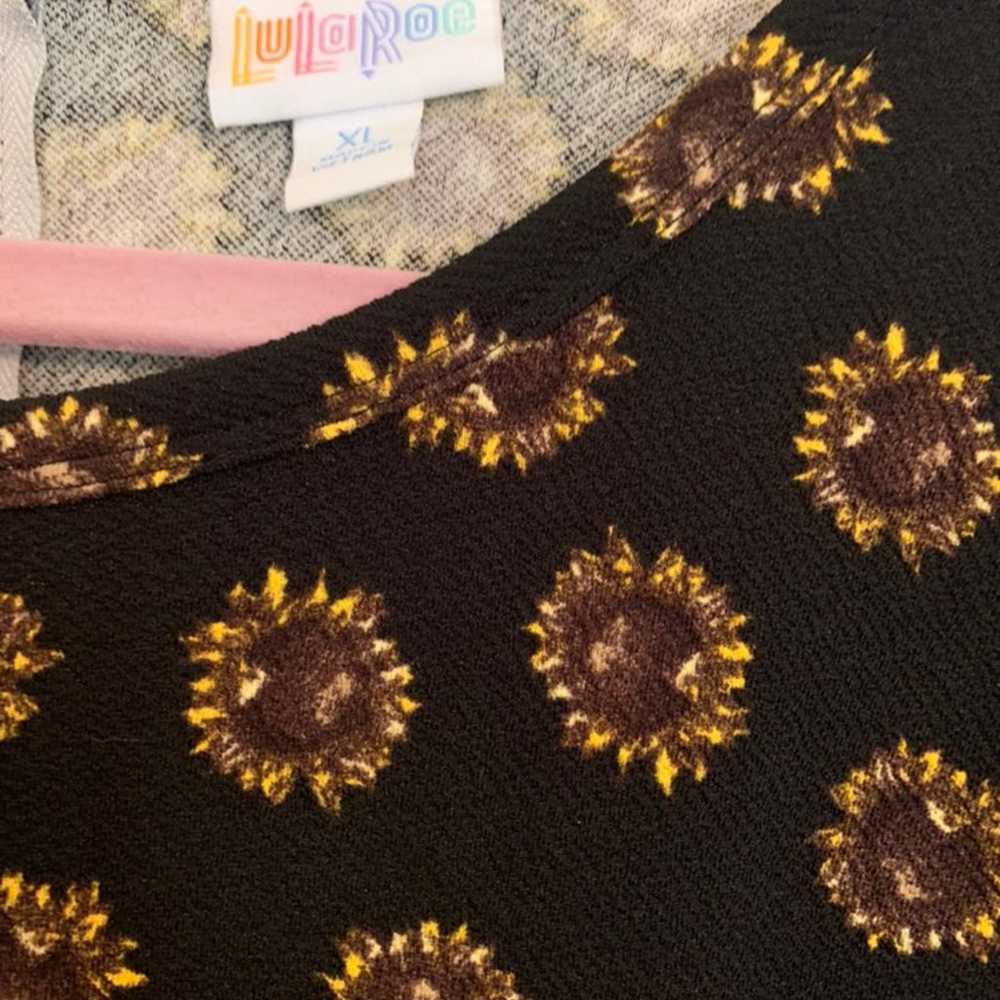 Lularoe Amelia - unicorn sunflower print - image 2