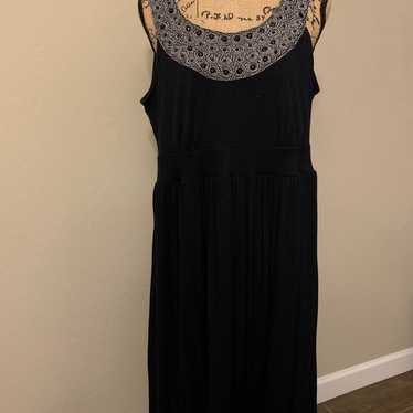 Alfani Woman Black Sleeveless Embellishe - image 1