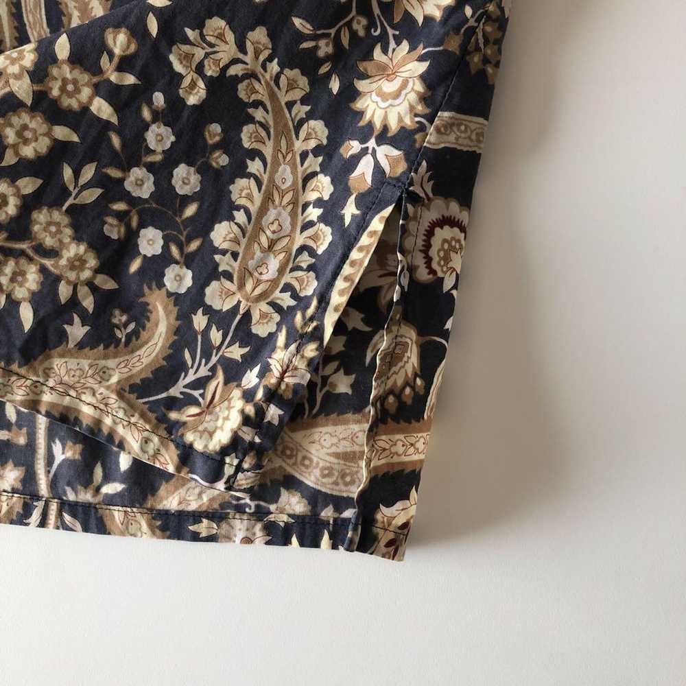 DAKS patterned shirt cotton paisley short sleeve … - image 8