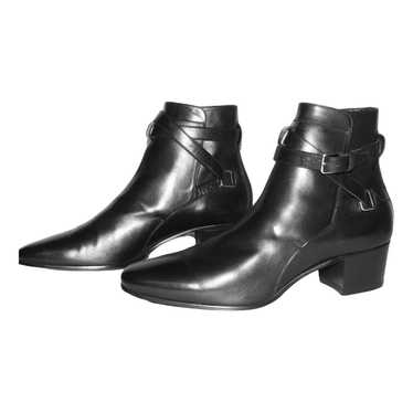 Saint Laurent West Jodhpur leather buckled boots - image 1