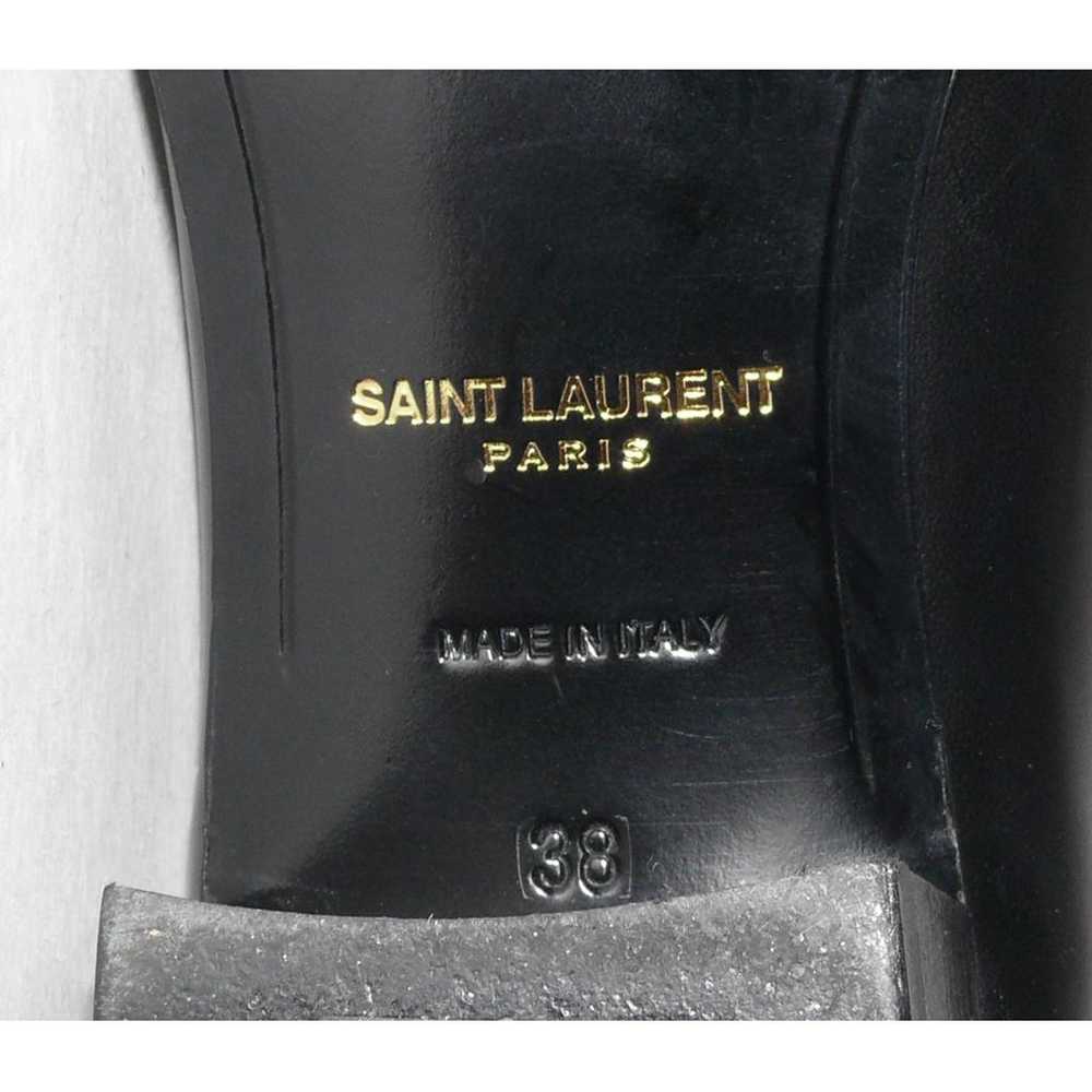 Saint Laurent West Jodhpur leather buckled boots - image 6