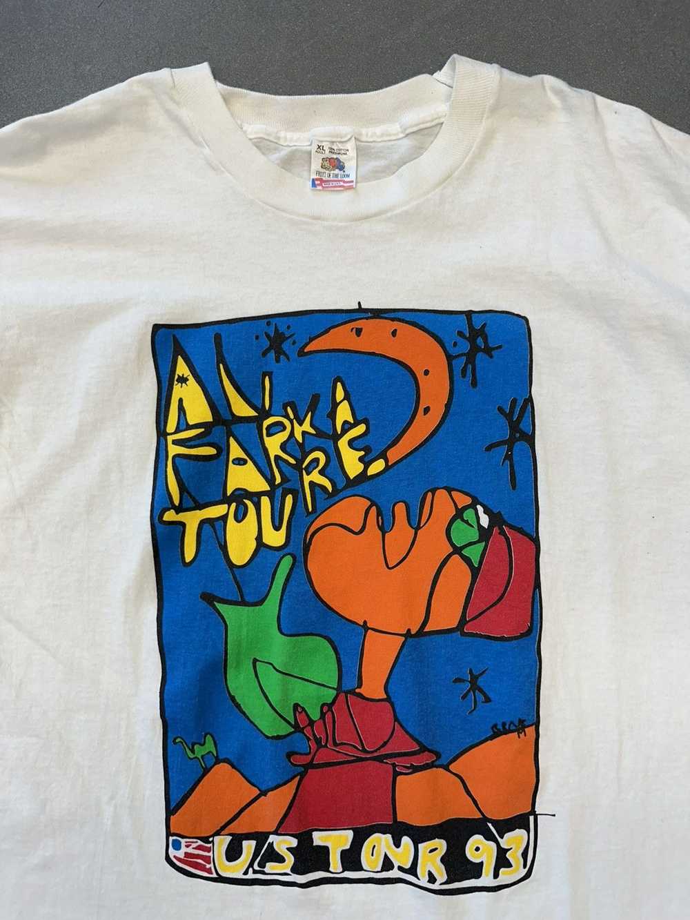 Fruit Of The Loom 1993 Ali Farka Toure US Tour Tee - image 2