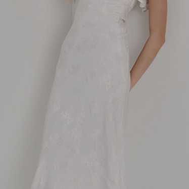 White satin dress - image 1